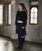 Bunteu Twice Locked Wrap Skirt (Black)
