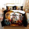3D Print Judas Priest Beding Set Soft Duvet Cover Bed Linen Set Comfortable Quilt Cover Pilowcase Warm Comforter King Quen Sized Dimensions Young Boys