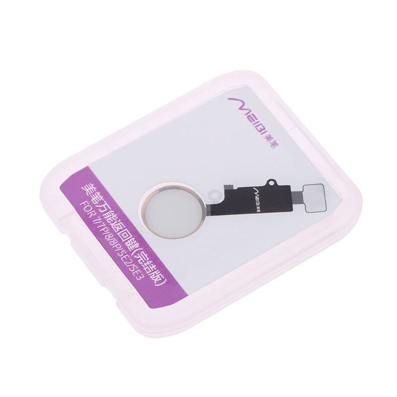 Return Back Home Button Flex Cable Replacement For Phone 7 8 7Plus 8Plus Connector Phone Parts Repair No Touch Id