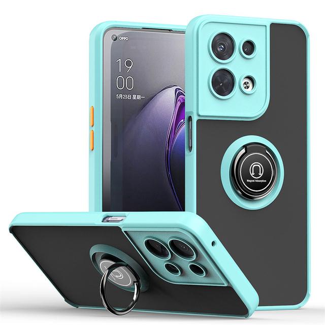 Magnet Matte Case For Oppo Reno 8 7 Z Find X5 Pro Lite A52 A92 A72 A73 A16 A16K A76 A5 A9 2020 5G Shockproof Hard Cover Funda