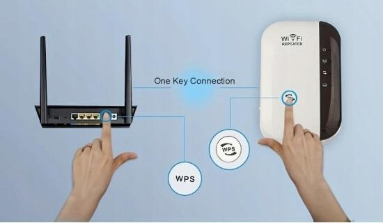 Wzmacniacz Sygnału Wi-Fi Daleki Zasięg Duża Moc Szybki 300 Mb/s 2,4 GHz