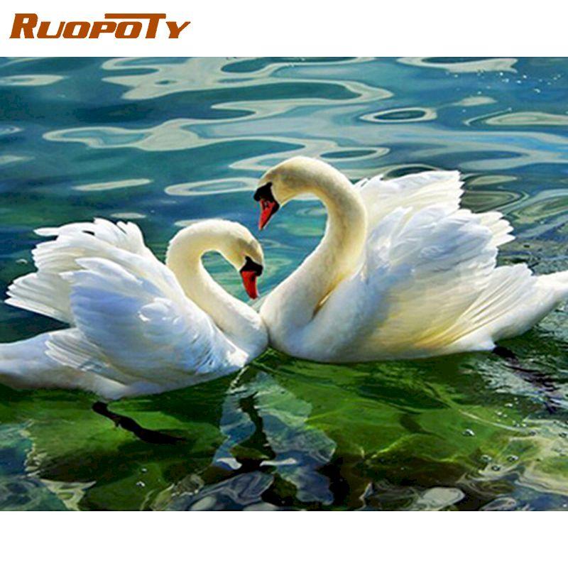 

Ruopoty, безрамная картина с животными, сделай сам, картина по номерам, уникальный подарок, акриловая краска по номерам, ручная роспись, настенная художественная картина 40x50 см 40x50CM NO Frame