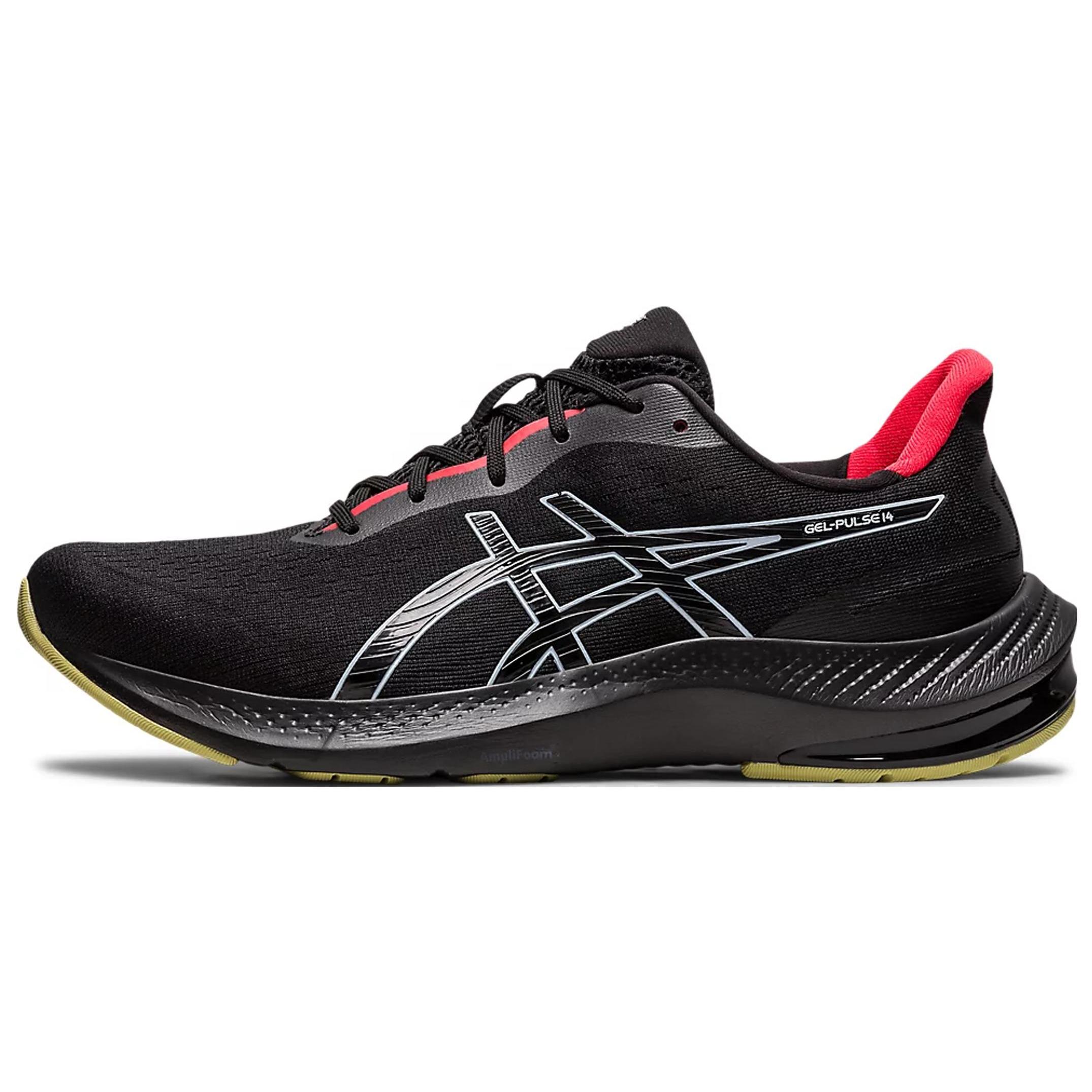 

New Asics Gel Pulse 14 Black Electric Red 1011B491-004 44