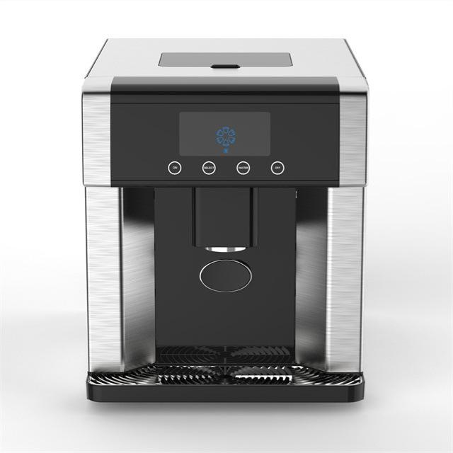 

Европейский и американский ледогенератор ZB-10E 15 кг: Компактный, двухфункциональный диспенсер для льда и воды для дома или малого бизнеса. Ice Maker Cold Water Combo - Europe Plug