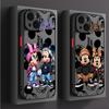 Mickey Minnie Mouse Cool Phone Case for Apple iPhone 15 16 Pro XS Max 13 14 Plus XR SE 7 8 12 11 Pro Plus Matte