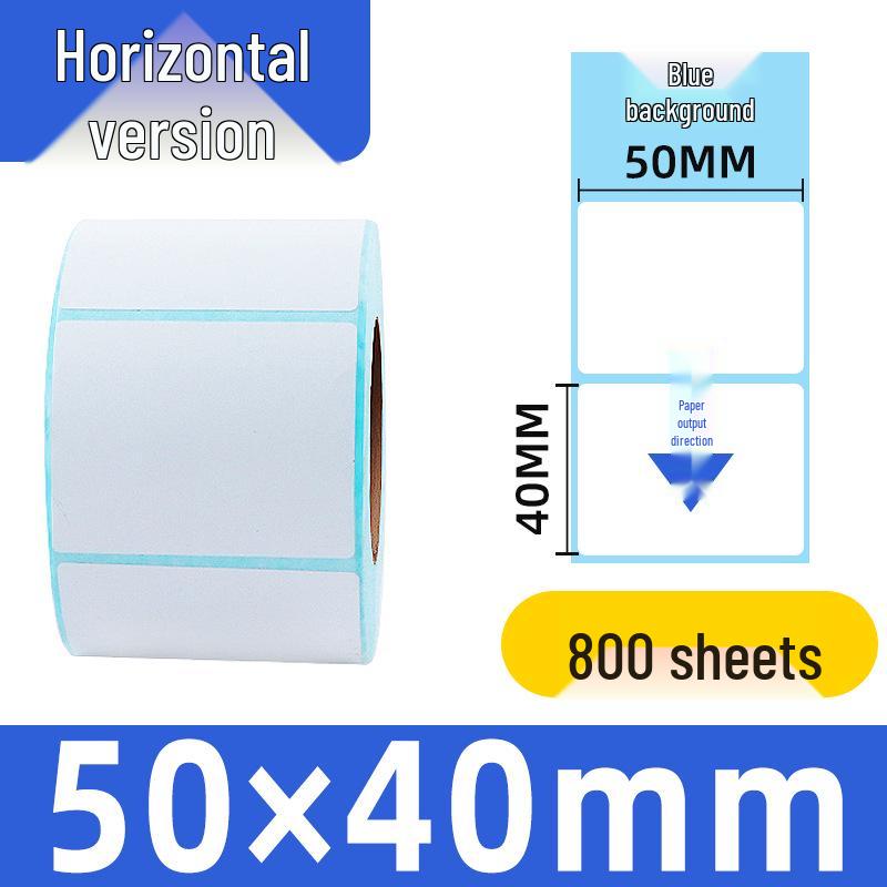 Durable 100x100 Self-Adhesive Thermal Label Paper for Supermarket Barcodes & Express Waybills