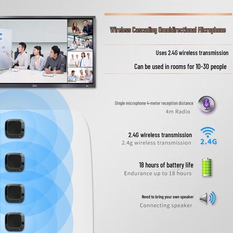 

YSX USB Video Conference Omnidirectional Microphone System (CN version)