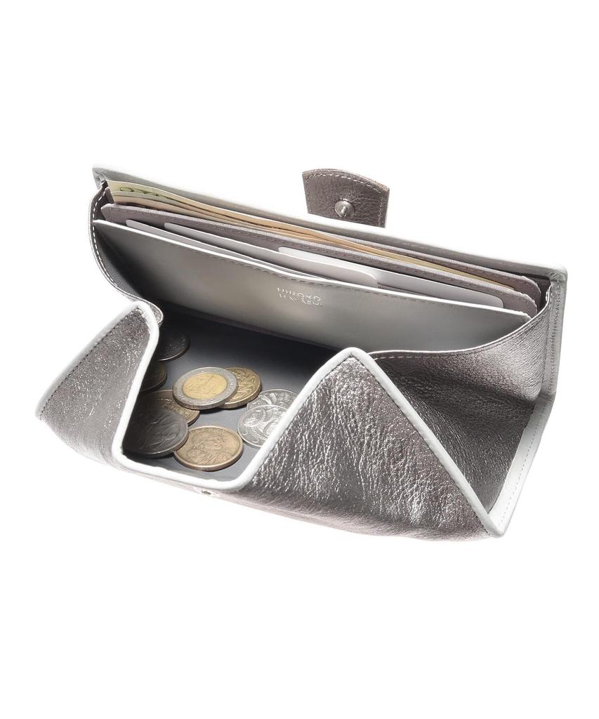 Hiroko Hayashi FRANGIA Mini Long Wallet 70941784 Women's White (002) 00 (FREE)