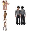 70s Retro Disco Cosplay Costume Set For Men And Women Perfect For Halloween And Themed Parties