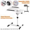 Foldable Computer Table Adjustable Portable Laptop Rotate Laptop Bed Table Can Be Lifted Standing Desk