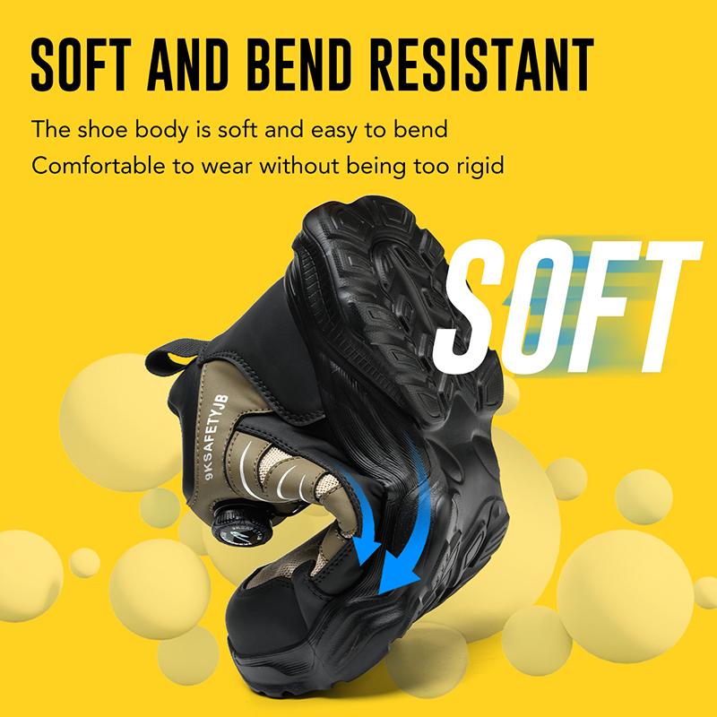 High-top Shoes Anti-smash Anti-puncture Labour Protection Boots Wear-resistant Comfortable Safety Work Protection Boots