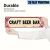 Retro Metal Wall Art for Home Office Beer Bar Decor