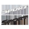 1Pc Car Accessories Sticker Styling Metal 3D Chrome Black Car Trunk Racing Sport Word Letter Logo Emblem Badge Decal Sticker