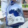 Multi Functional Transparent Pet Carrying Bag Breathable Pet Carrying Backpack  Outdoor Activities