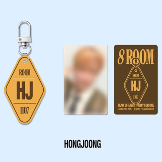 Pre-order ATEEZ 7th Anniversary POP-UP 8ROOM Key Ring