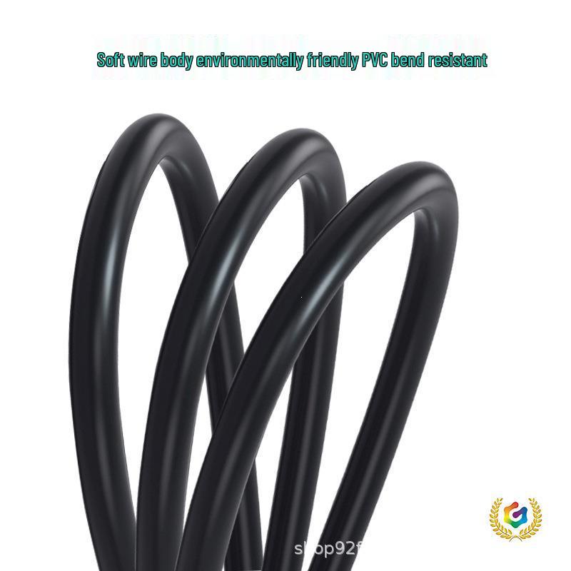 CE-Certified Pure Copper Power Cord with European Plug - Single Head Bare End, 0.75mm², 1m, 1.5m, 2m