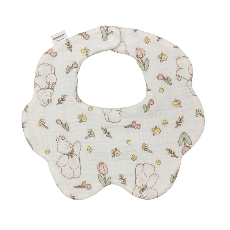 Cotton Bibs Newborn Toddler Drooling Apron Bib Baby Burp Cloth Strong Absorbent Soft Feeding Bibs Baby Product Baby Bib