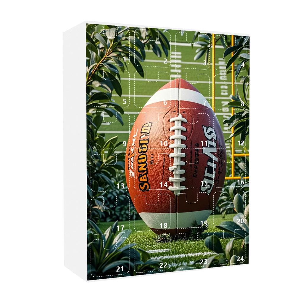 24 Days Advent Calendar American Football Themed Countdown Gifts Box For Fans And Collectors
