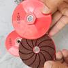 Carborundum Polishing Pad Round Carborundum Buffing Disc Wet Dry Granite Sanding Pad 50/100/200# For 100 Type Angle Grinder