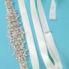 Shining Crystal Wedding Gowns Belt Ribbon Belt Perfect for Wedding Ceremonies and Bride Photoshooting Accessories