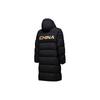 Anta Thick Long Hooded Loose Down Jacket Unisex Outerwear Black 462340107-1