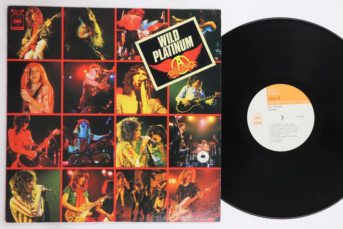 

LP Record AEROSMITH - Wild Platinum YAPC83 CBS SONY 1977 Japan Rock Used