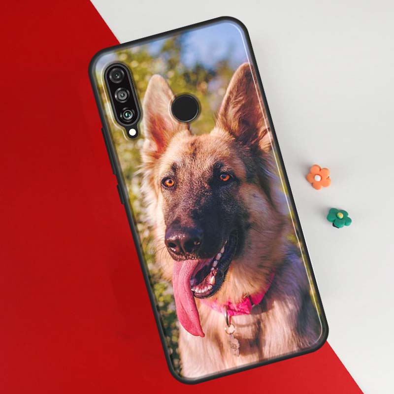 German Shepherd Dog Case For Honor 50 8X 9X 10i Cover For Huawei P30 P40 Lite P50 P20 Pro P Smart 2019 Nova 5T