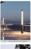 Waterproof LED Aluminum Profile Street Lights for Parks & Gardens, 3-4m High