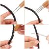Braid Hair Dreadlocks Needle Weaving Crochet DIY Braid Hair Weaving Tool Braid Craft Knit  5Pcs Dreadlock Crochet Hook Tool Kit