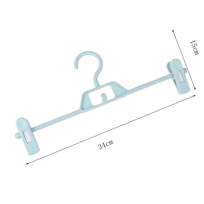 Multi-Function Home Accessories Foldable Clothes Hanger Drying Rack 5 Hole Suit Bathroom Door Plastic Organizer Storage