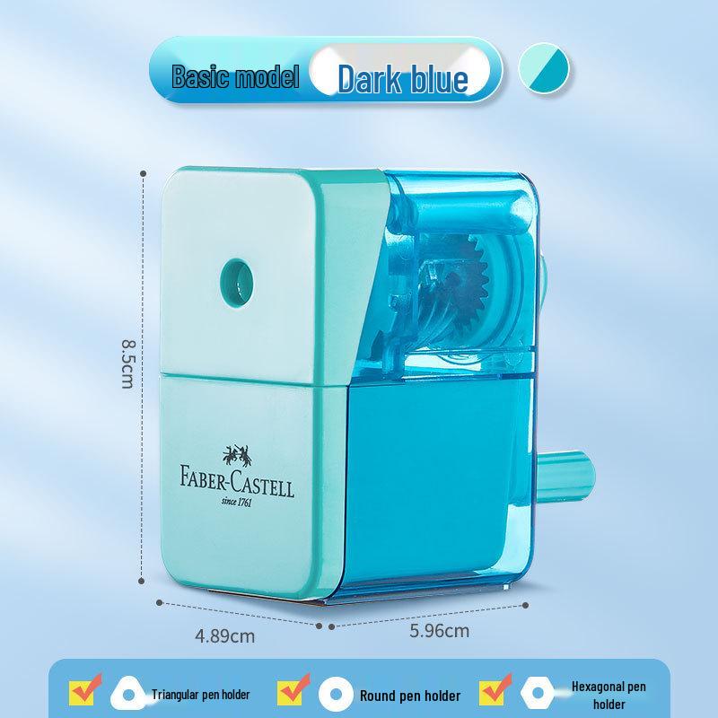 Mini Afiador Manual Faber-Castell para Crianças - Portátil e Simples para Uso Escolar