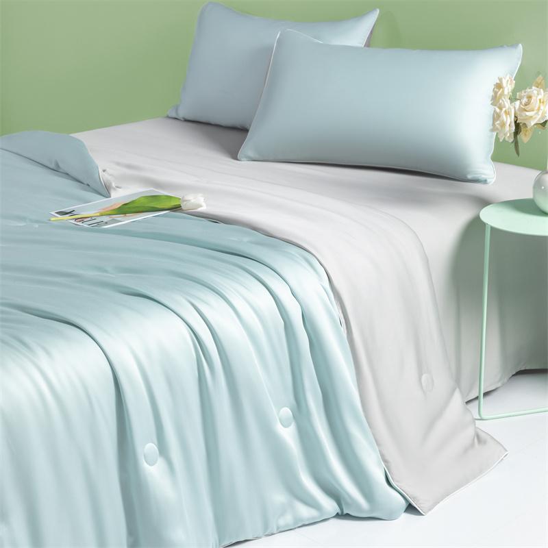 Summer Cooling Blankets Smooth Air Condition Comforter Lightweight Cold Quilt Twin King Size