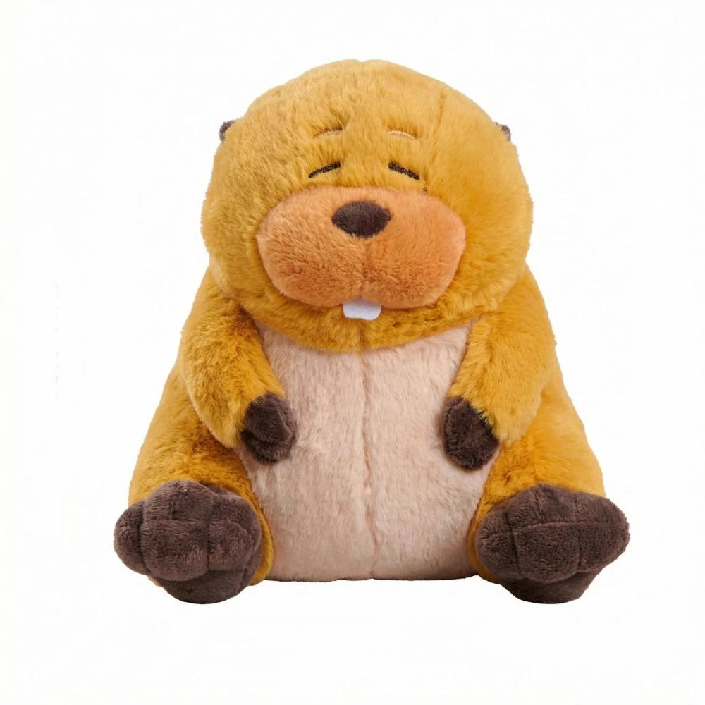 Hoppers Plush Doll New Anime Peripherals Beaver Transformation Stuffed Toy Soft Collectible Plushie For Kids Birthday Gift