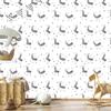 Zebra and Stars Animals Wallpaper for Living Room and Bedroom 50x1000
