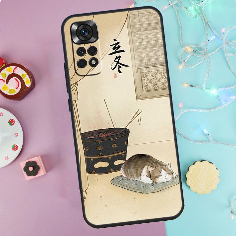 

Эстетичный чехол с японской кошачьей культурой для Xiaomi Redmi Note 14 13 12 11 10 9 Pro 9S 10S 11S 12S Redmi 10C 12C 13C 14C Redmi Note 14 Pro 5G