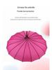 Baota 16-Rib Sun & Rain Bridal Photography Umbrella with Lace Trim and Curved Handle