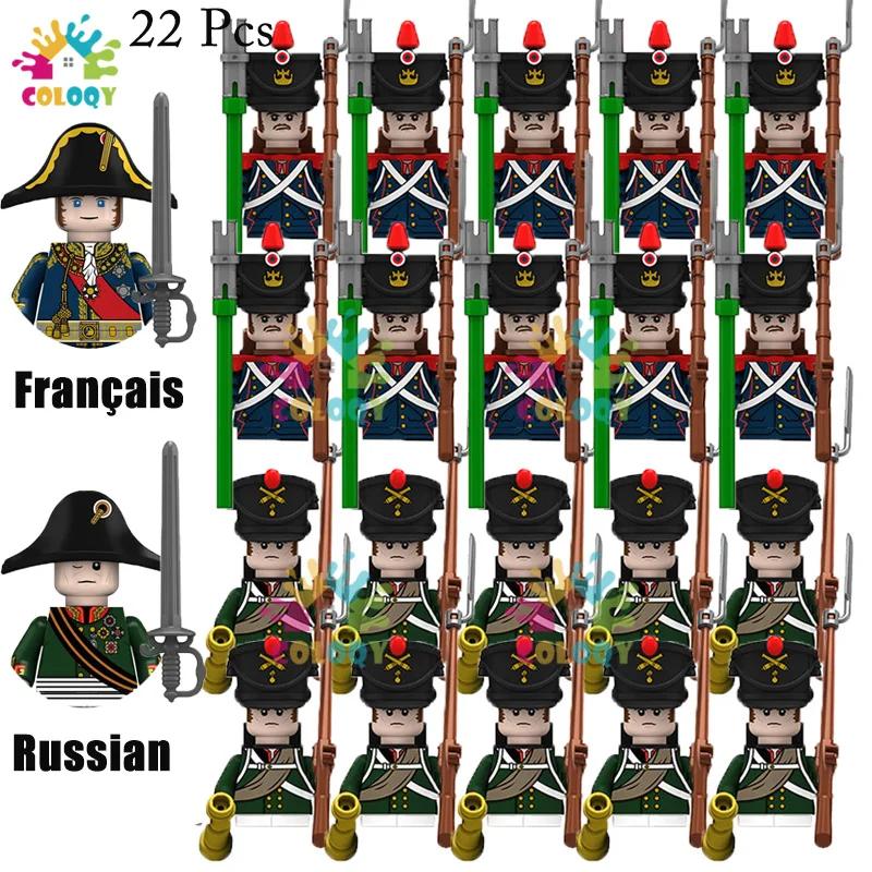 New Kids Toys Napoleonic Wars General Soldier Building Blocks Imperial Navy Mini Action Figures Toys For Kids Birthday Gifts