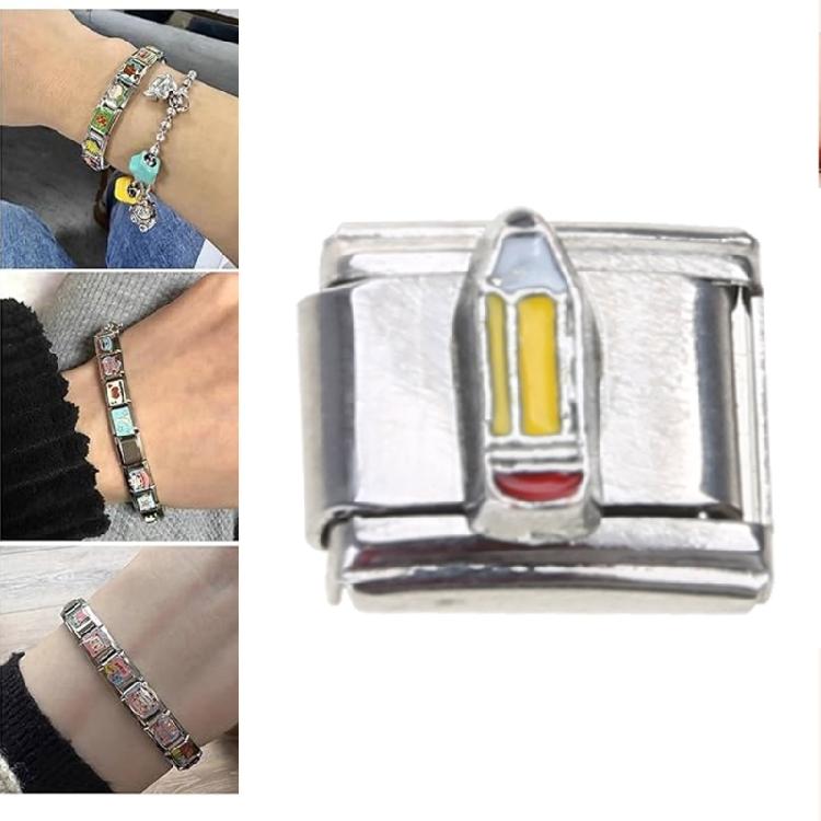 Fashionable Square Jewelry Link Accessory for Stainless Steel Bracelet Making