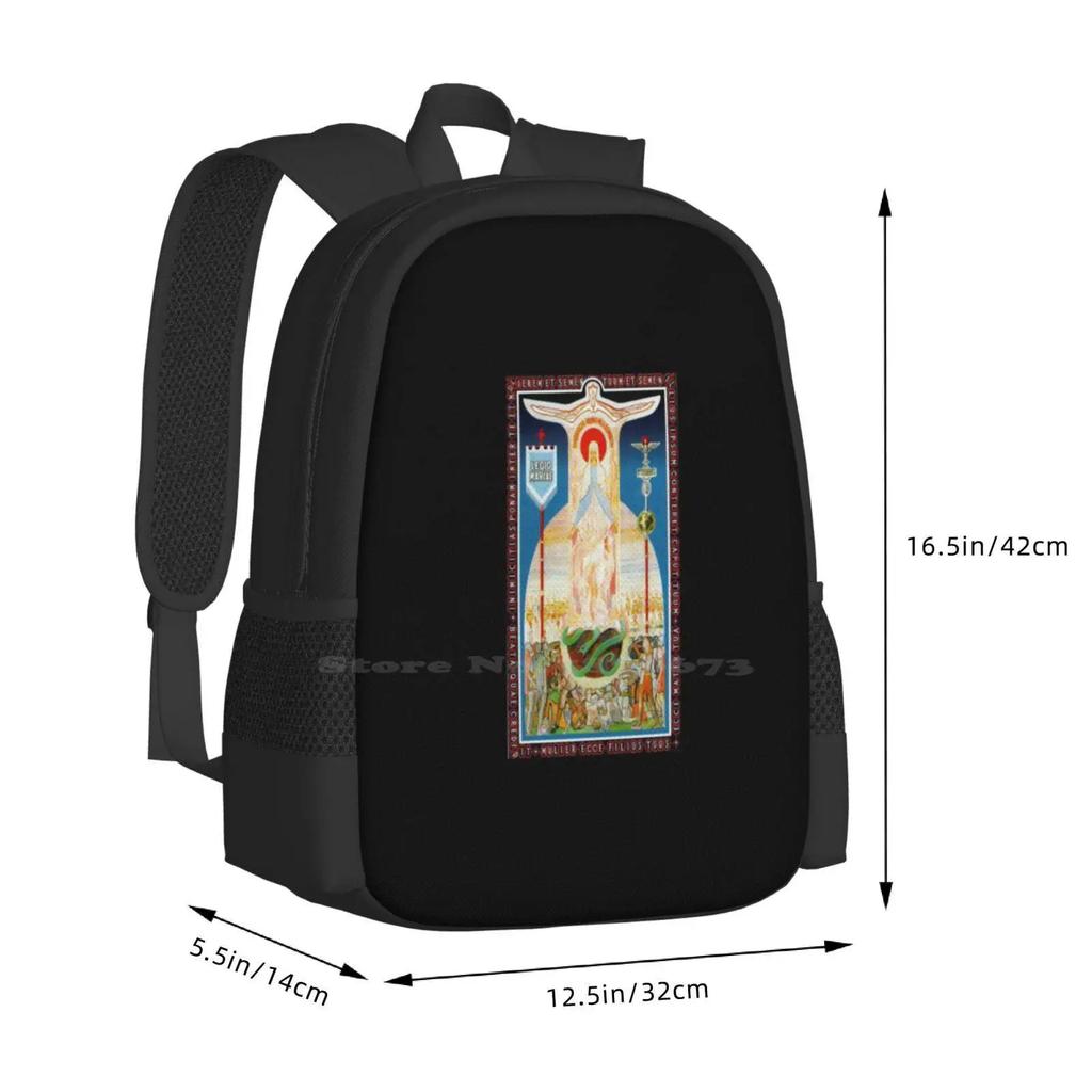 Legion Of Mary Marijina Legija Legio Mariae Hot Sale Schoolbag Backpack Fashion Bags Marijina Legija Legio Mariae Frank Duff
