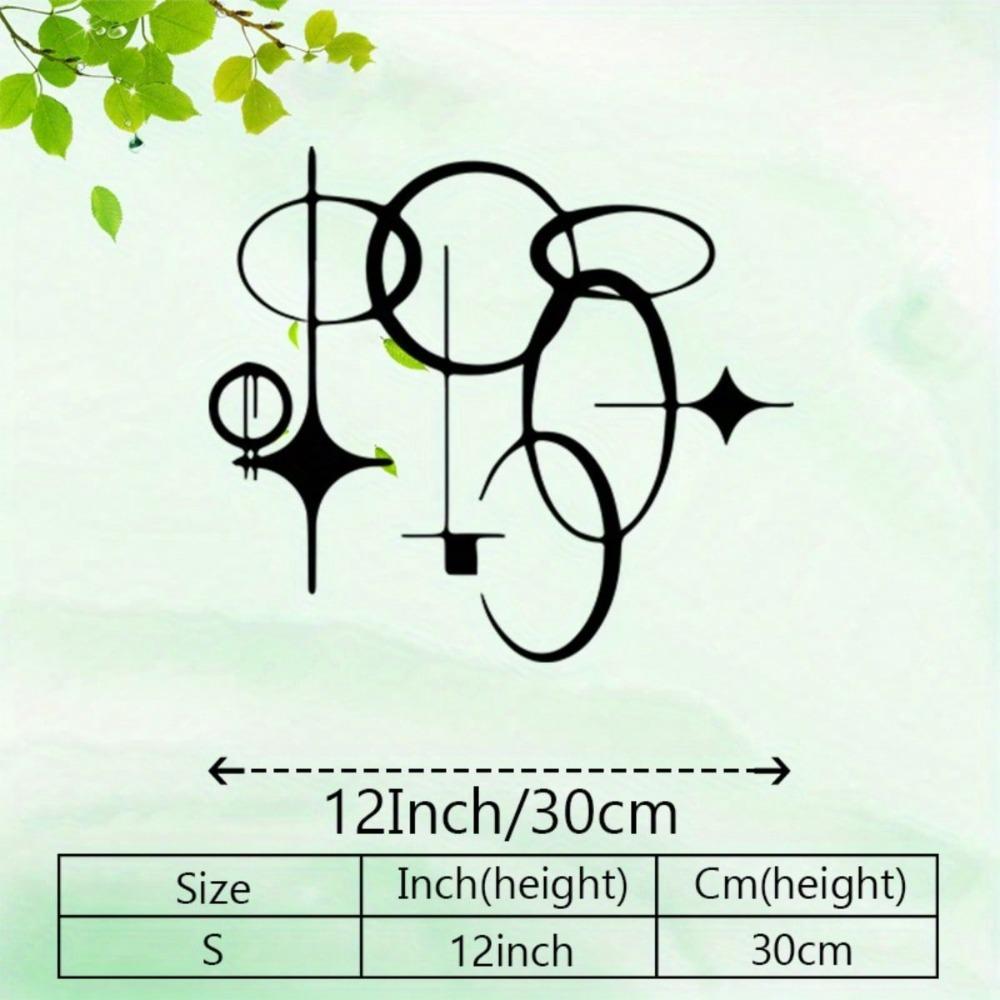 Abstract Metal Wall Art Modern Geometric Sculpture Office Home Decor Gift разноцветный