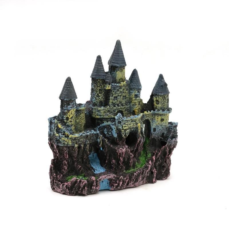 Simulation Castle Fish Tank Landscaping Ornaments