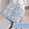 1pc Print Zipper Quilt Storage Bag Zipper Large Capacity Packing Bag Double Handle Moisture-proof Clothes Quilt Storage Bag