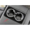For Cadillac XT6 - Black Titanium Rear Water Cup Panel Frame Trim
