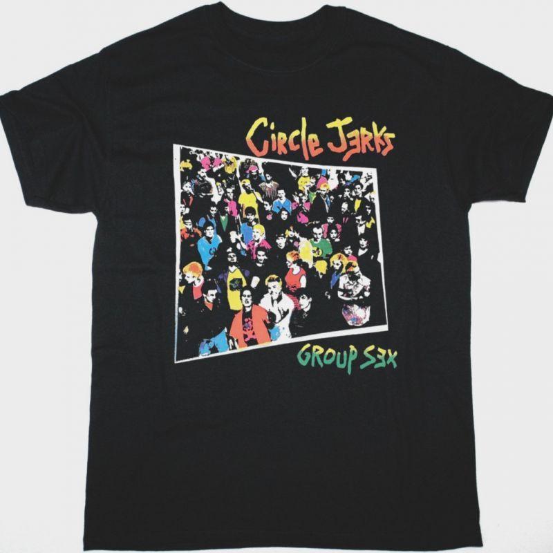 CIRCLE JERKS GROUP SEX NEW BLACK Unisex T-Shirt XXXXL