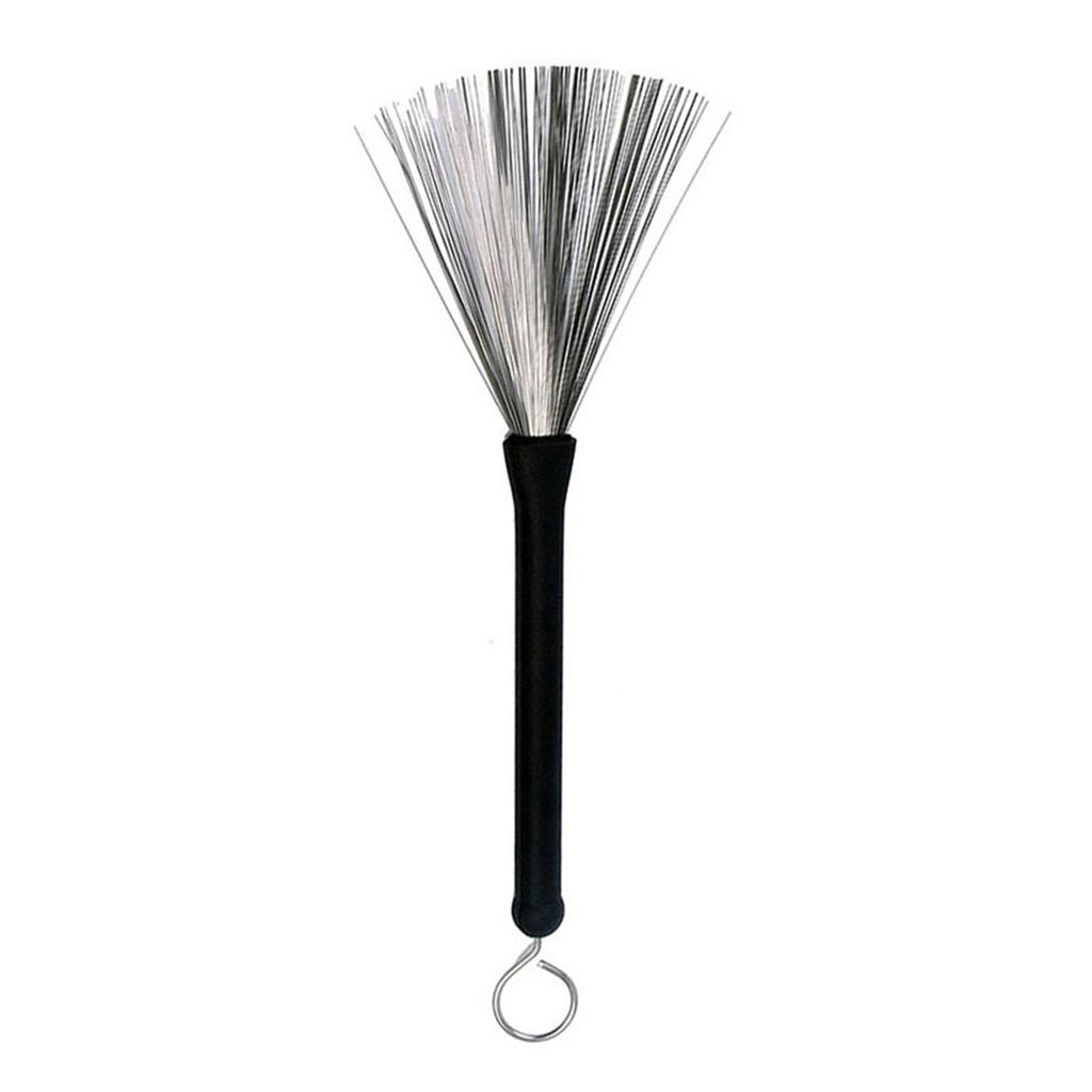 2Pcs Drum Brush Percussion Brushes Snare Brush Jazzes Drum Brushes Professional Nylon Wire Brush with Comfortable Handle