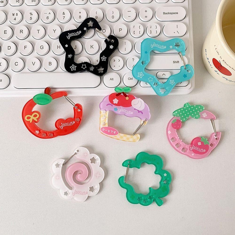 Acryl Schlüsselanhänger Halter Schlüsselanhänger Dekor Schlüsselring Anhänger Hohe Qualität Taschenanhänger