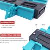 Relitec Contour Gauge Duplicators, Simple Shape Contour Gauge Duplication, Instant Template For Curved and Odd Shapes, Easy Master Outline Gauge Tool