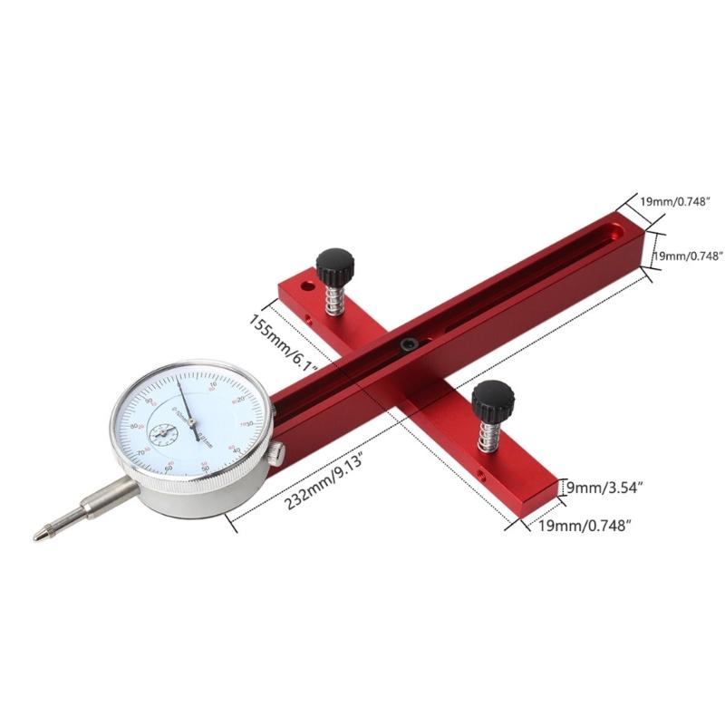 Carpentry Woodworker Table Indicater Miter Gauge Adjustable Parallelism Guide Calibration Adjustment Tool Equipment