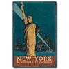 Paris New York City View Landscape Metal Tin Signs Posters Plate Wall Decor for Home Bars Man Cave Cafe Clubs Retro Posters