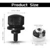 Motorcycle Seat Bolt Screw Rear Mount Screw Kit, 304 Stainless Fender Seat Nut Kit Compatible With Harley Davidson Sportster Softail Touring Dyna